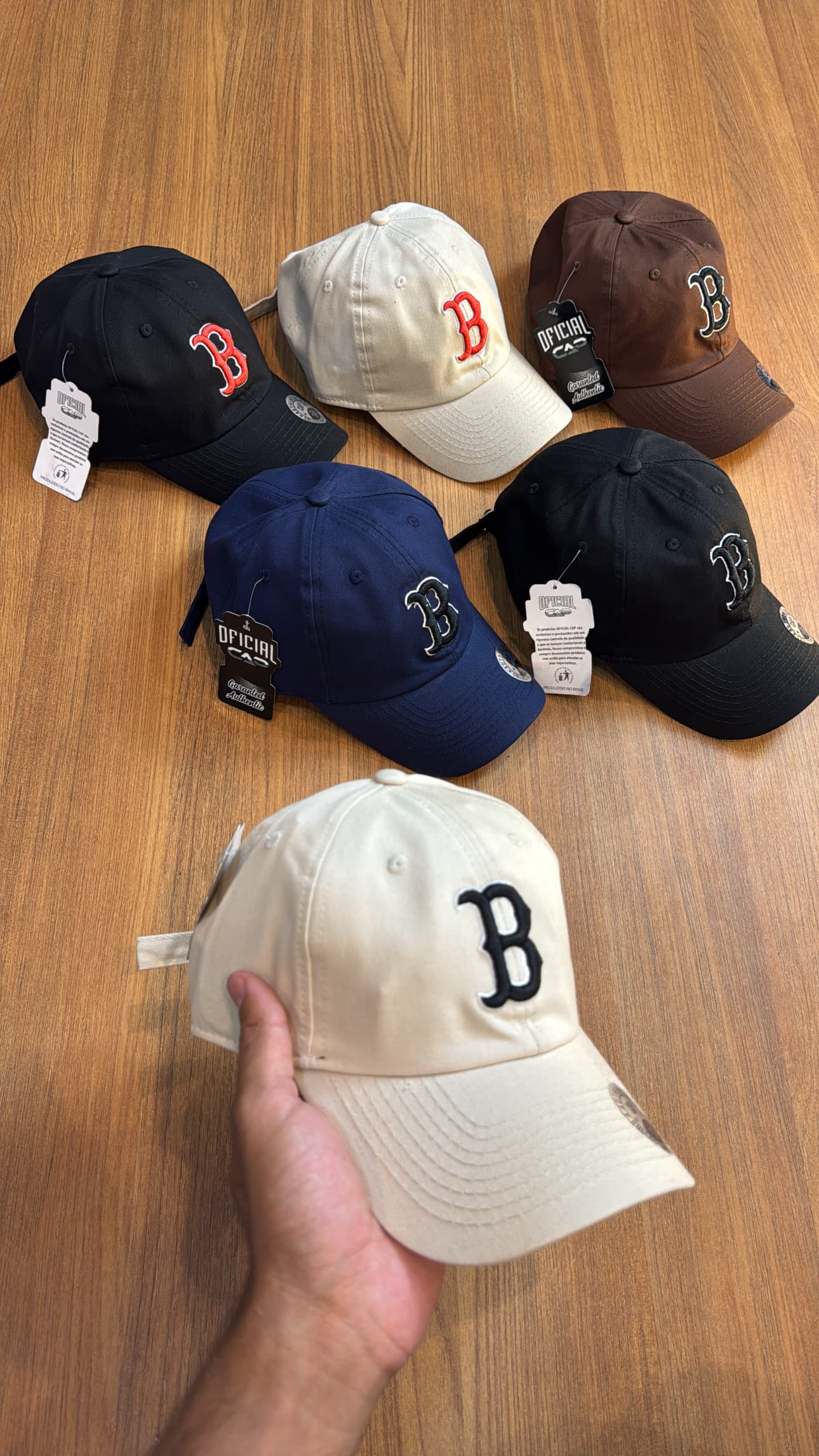 Boné Authentic Cap Boston "B"