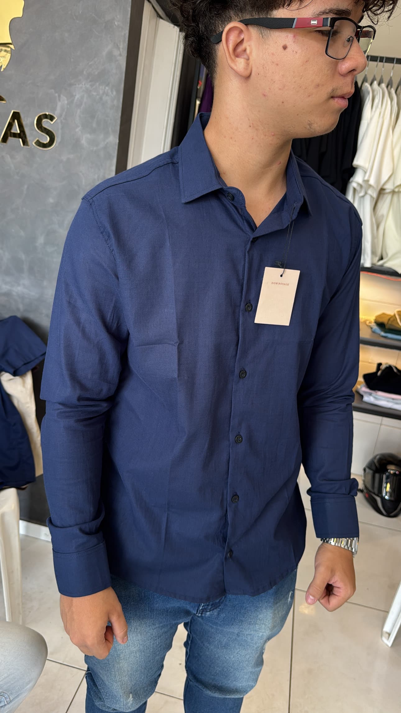 Camisa Social Manga Longa Riviera