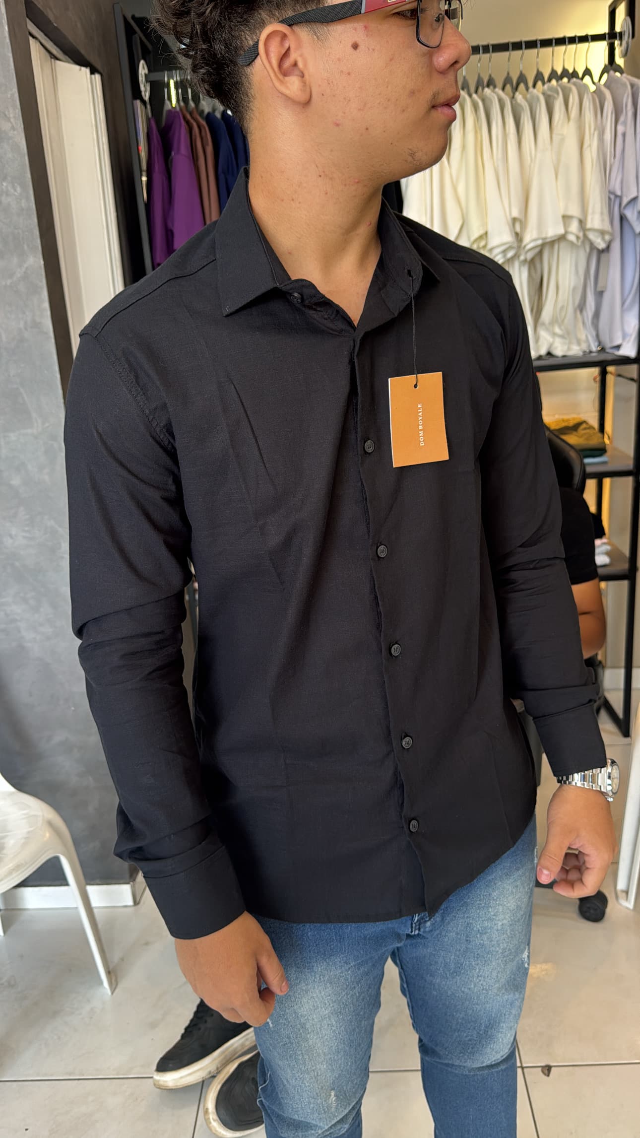 Camisa Social Manga Longa Riviera