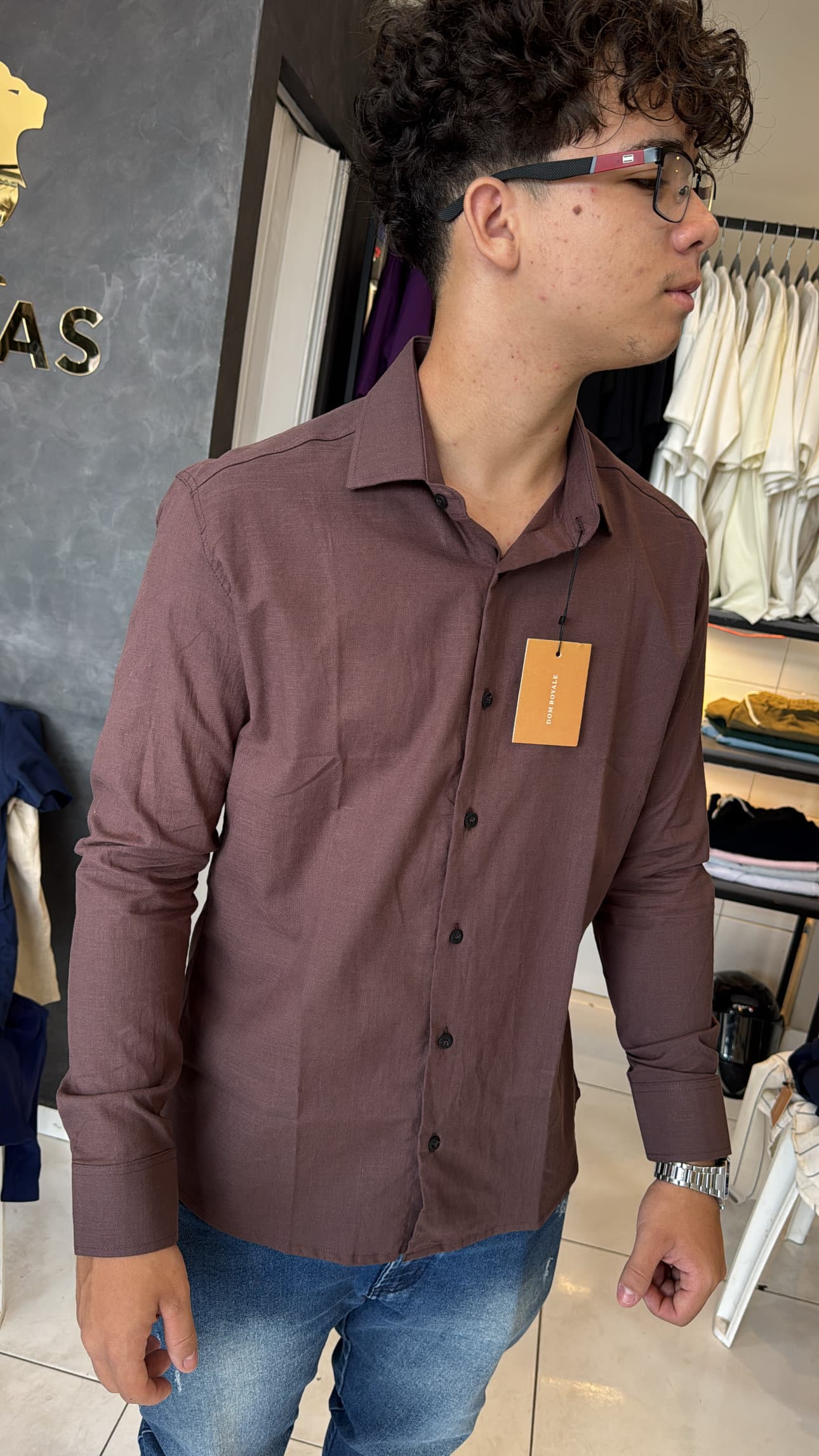 Camisa Social Manga Longa Riviera