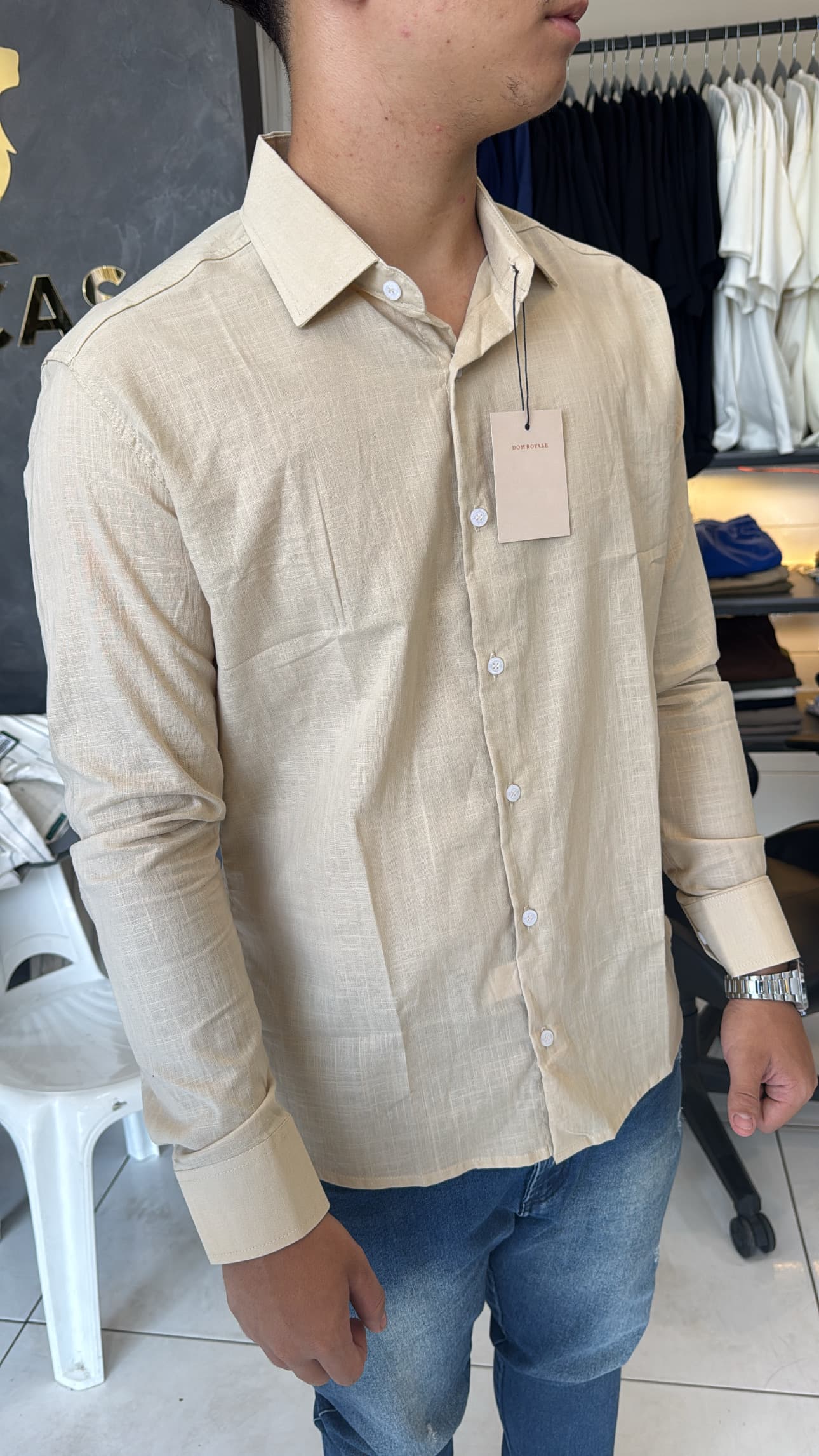 Camisa Social Manga Longa Riviera