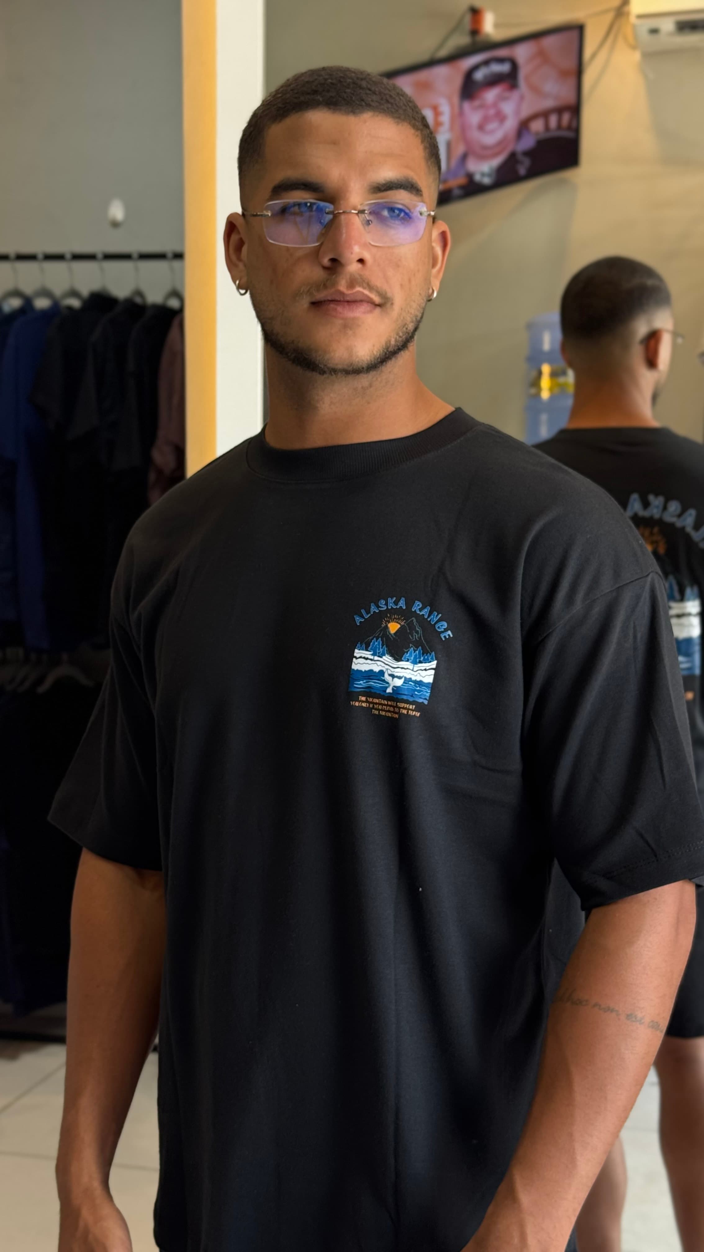 Camiseta Oversized Alaska Range Suedine Pro